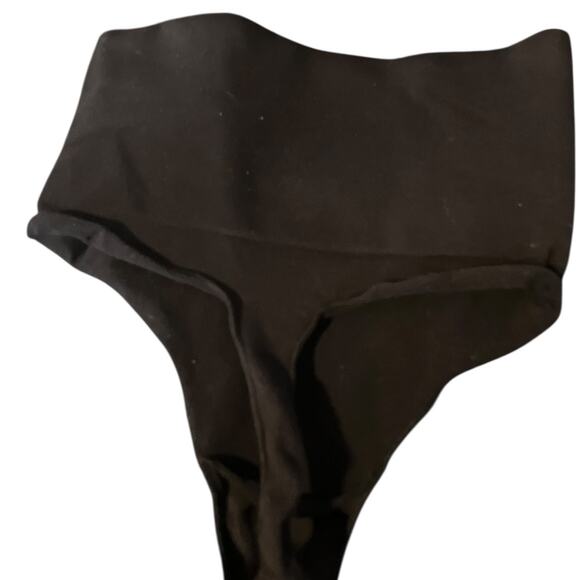 SKIMS Sculpting High Waist Thong Shapewear Black XL Slimming Control Underwear - Picture 3 of 4